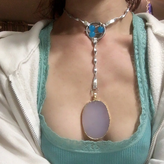 Unique, handmade choker necklace 
